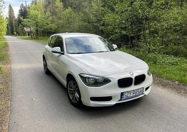 samochody osobowe BMW Seria 1 cena 38900 przebieg: 155000, rok produkcji 2014 z Żywiec